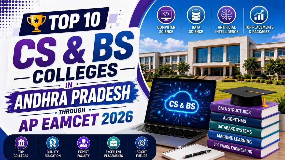 Top 10 CS & BS  Colleges in Andhra Pradesh through AP EAMCET 2026