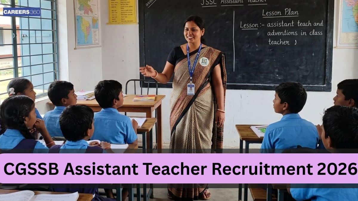 CGSSB Assistant Teacher Recruitment 2026: Apply Online for 2,294 Vacancies