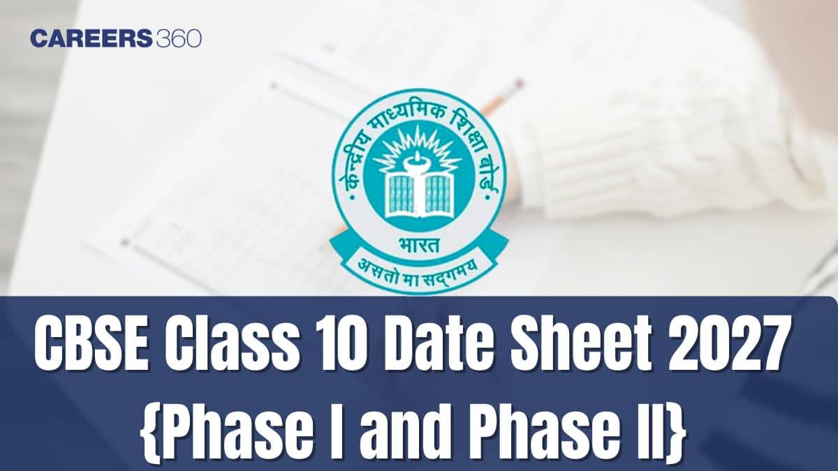 CBSE 10th Final Exam Date Sheet 2027 - Download CBSE Class 10 Time Table Here