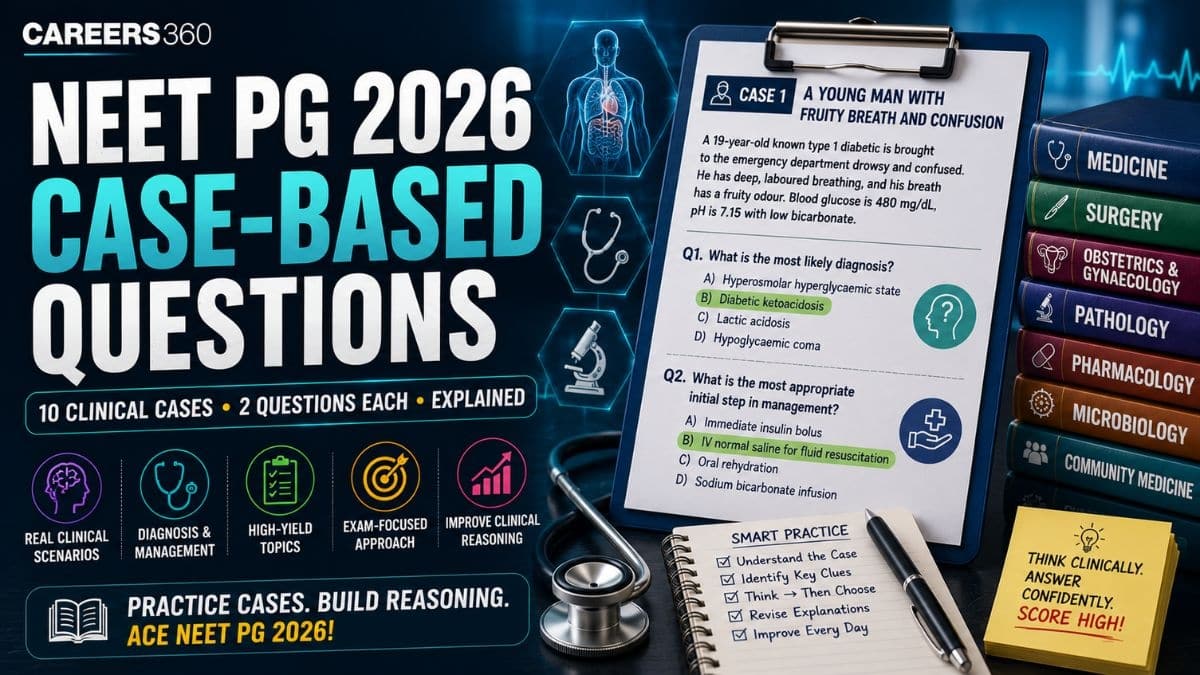 NEET PG 2026 Case-Based Questions: 10 Clinical Case Scenarios with Answers & Explanations