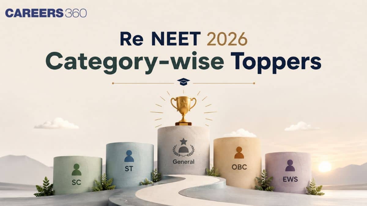 Re NEET 2026 Category-wise Toppers OUT: General, OBC, SC, ST Category Topper