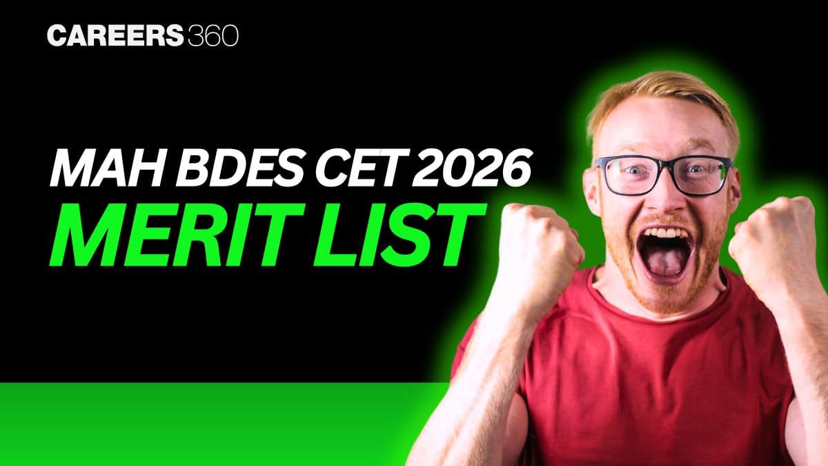 MAH BDes CET 2026 Final Merit List Released, Download PDF