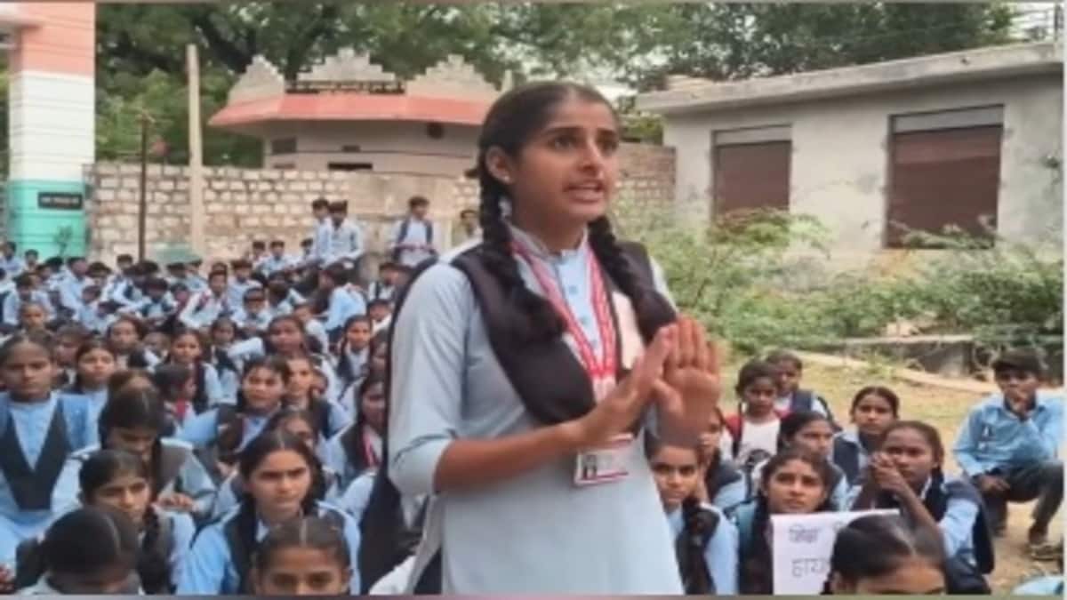 “We demand from the government to appoint teachers for Class 1, 2, 3, along with teachers for L1, L2, and L3," a school girl in the video said. (Image source: Beatroot)