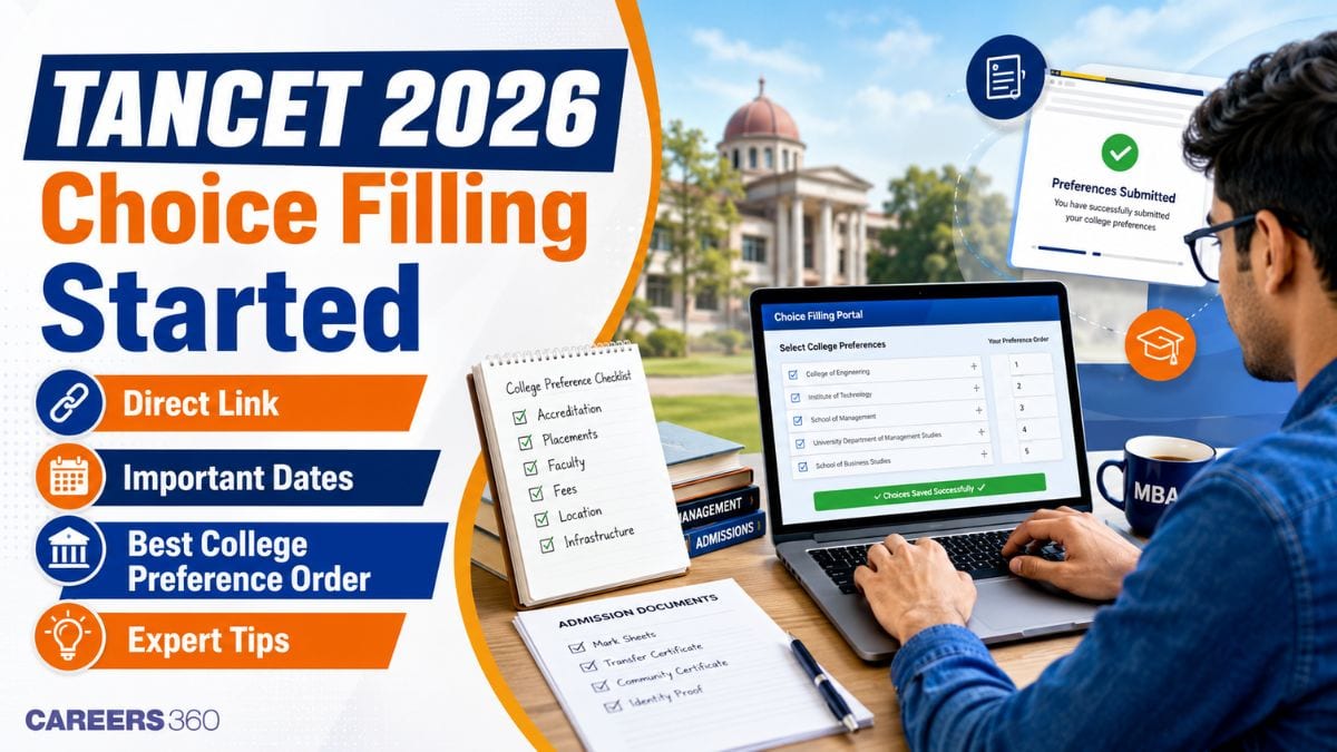 TANCET 2026 Choice Filling Begins: Direct Link, Important Dates, Best College Preference Order & Expert Tips