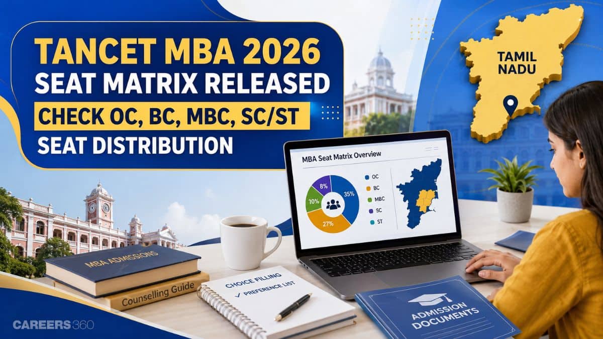 TANCET 2026 Seat Matrix PDF Out: College-Wise & Category-Wise MBA Seats for Counselling