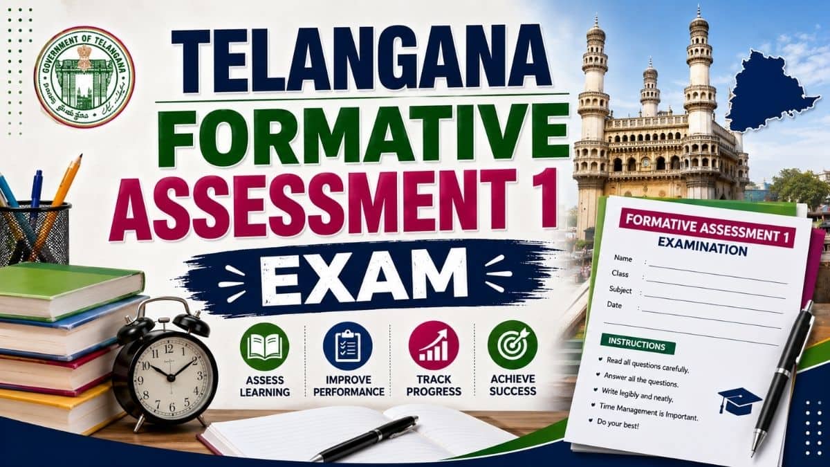 Telangana TG FA1 Time Table 2026 Out - Check FA1 Exam Time Table Here