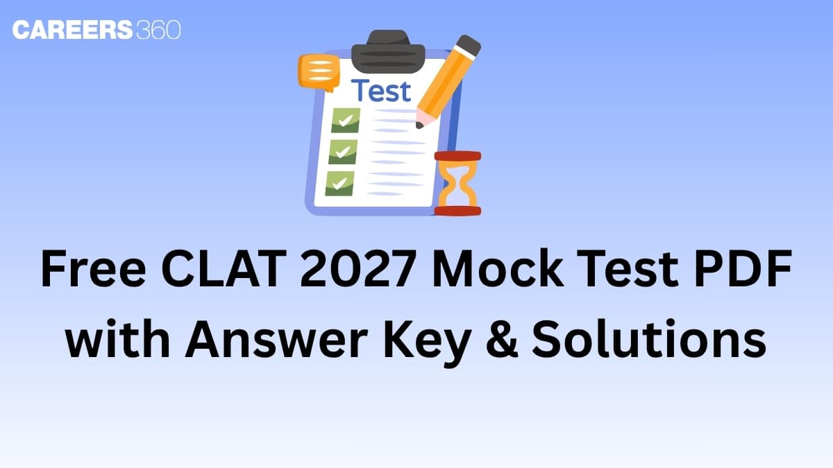 Free CLAT 2027 Mock Test PDF with Answer Key & Solutions