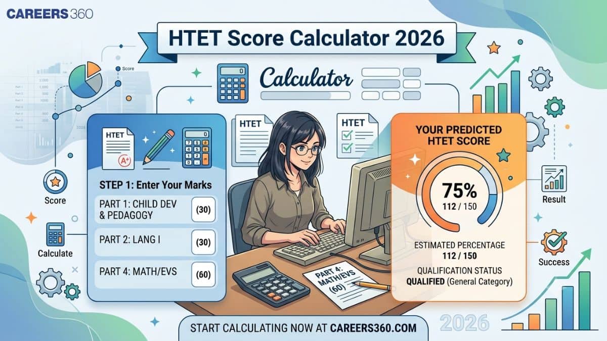 HTET Score Calculator 2026: Calculate PRT, TGT & PGT Exam Marks Online