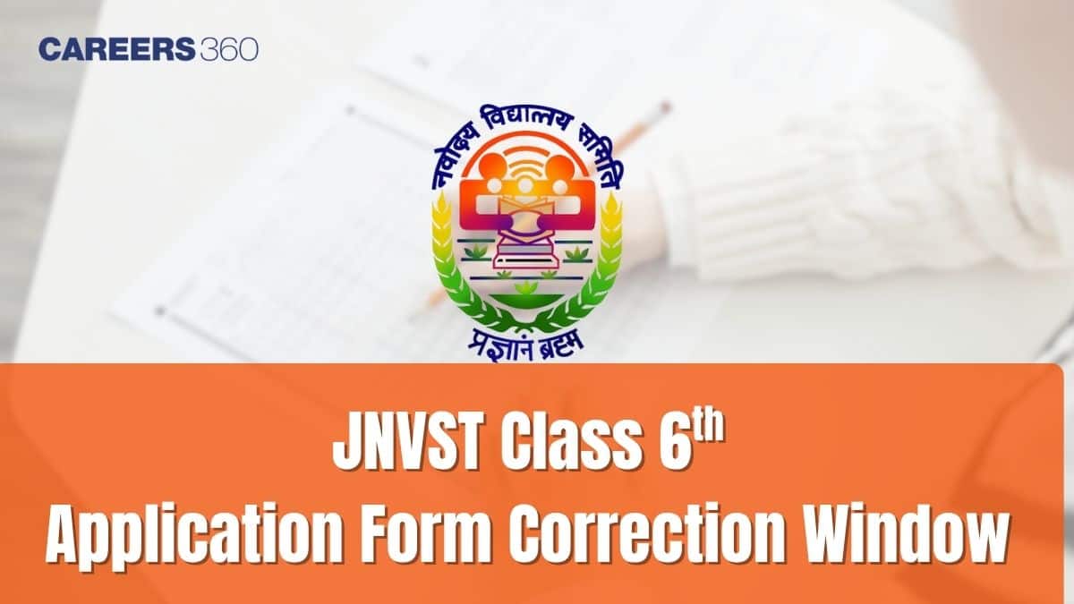 JNVST 2027 Class 6 Correction Window: Last Date for Edit Application
