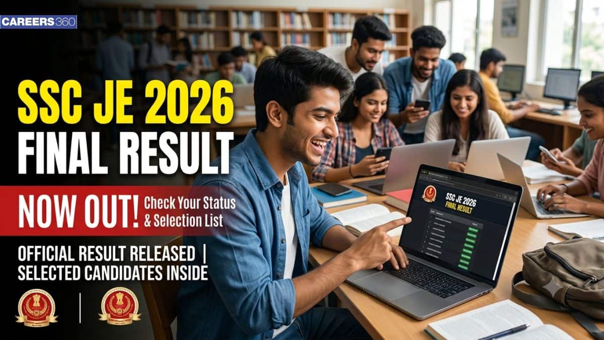 SSC JE 2026 Final Result Out - Check your results at ssc.gov.in