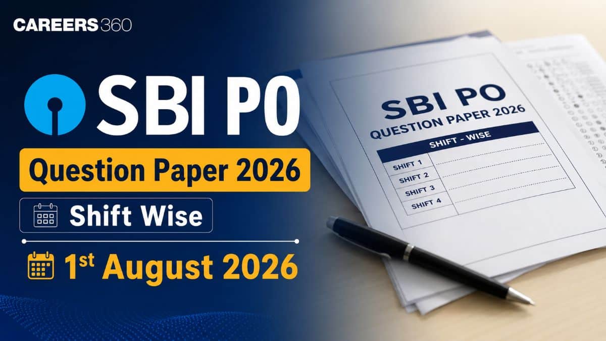 SBI PO Question Paper 2026 - Shift Wise 1st August 2026