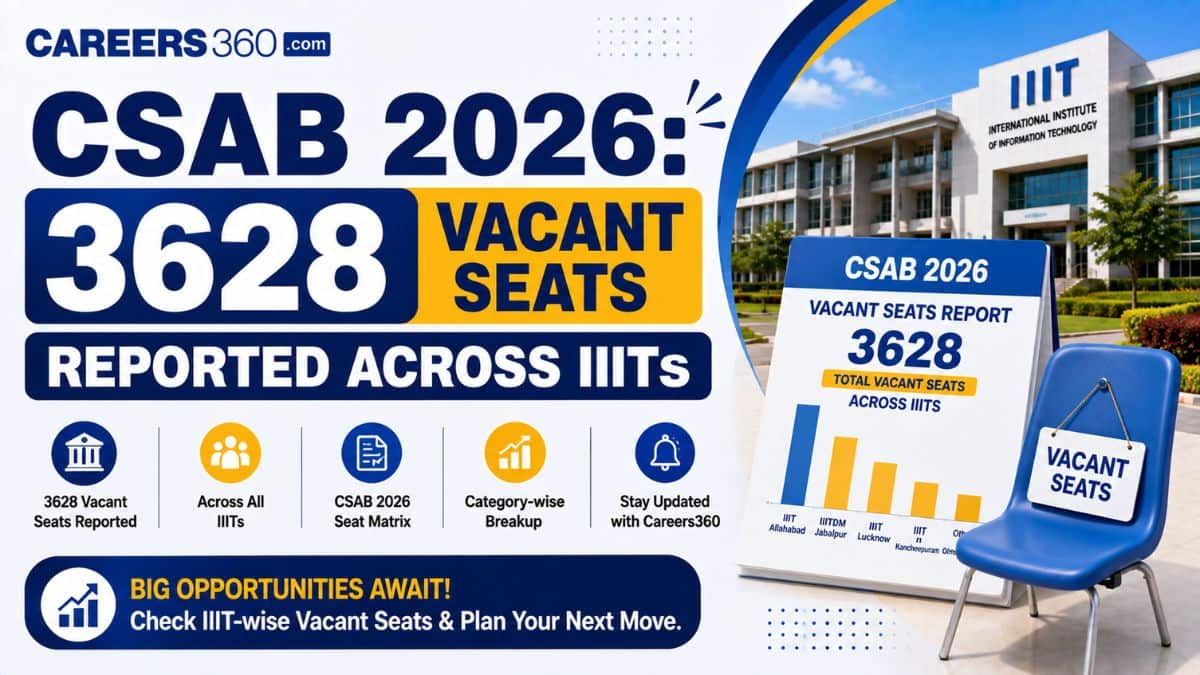 CSAB 2026: 3628 Vacant Seats Reported Across IIITs