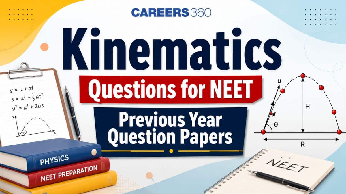 Kinematics Questions for NEET Previous Year Question Papers