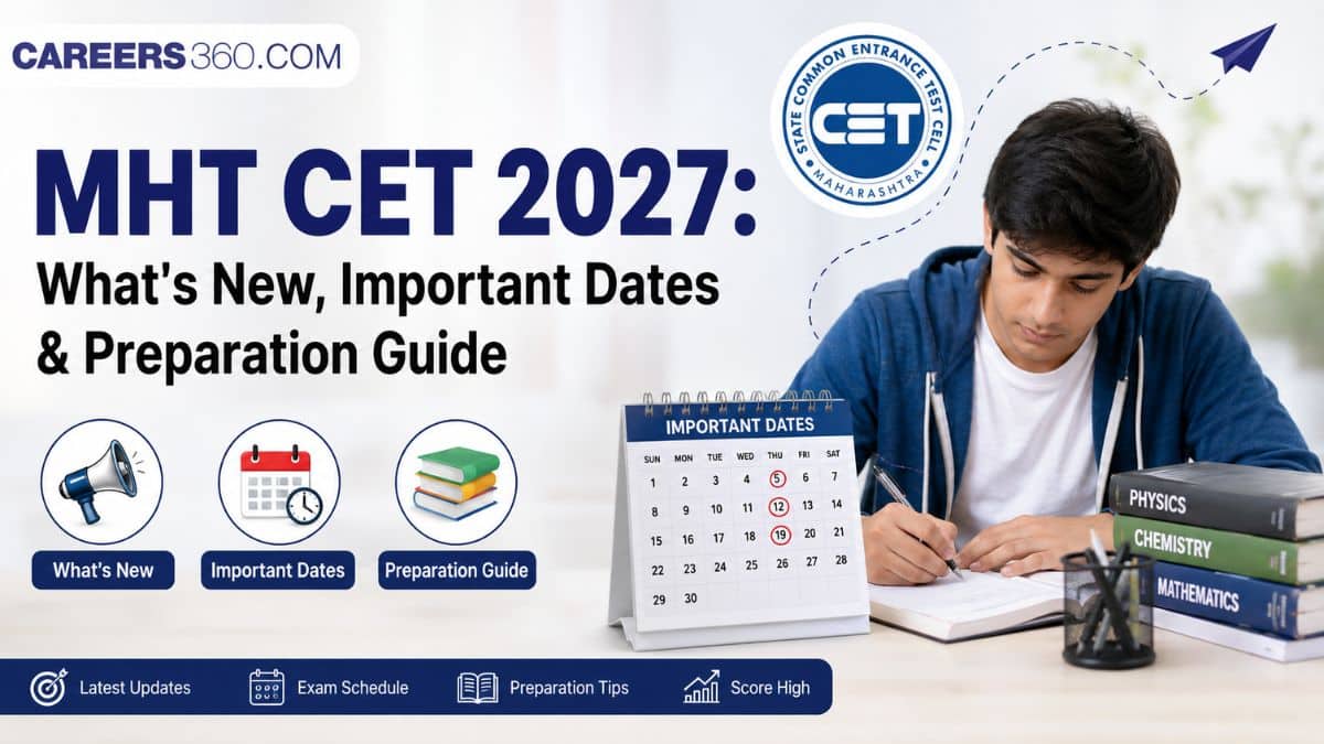 MHT CET 2027 - Updates on CET CELL PCM and PCB Exam