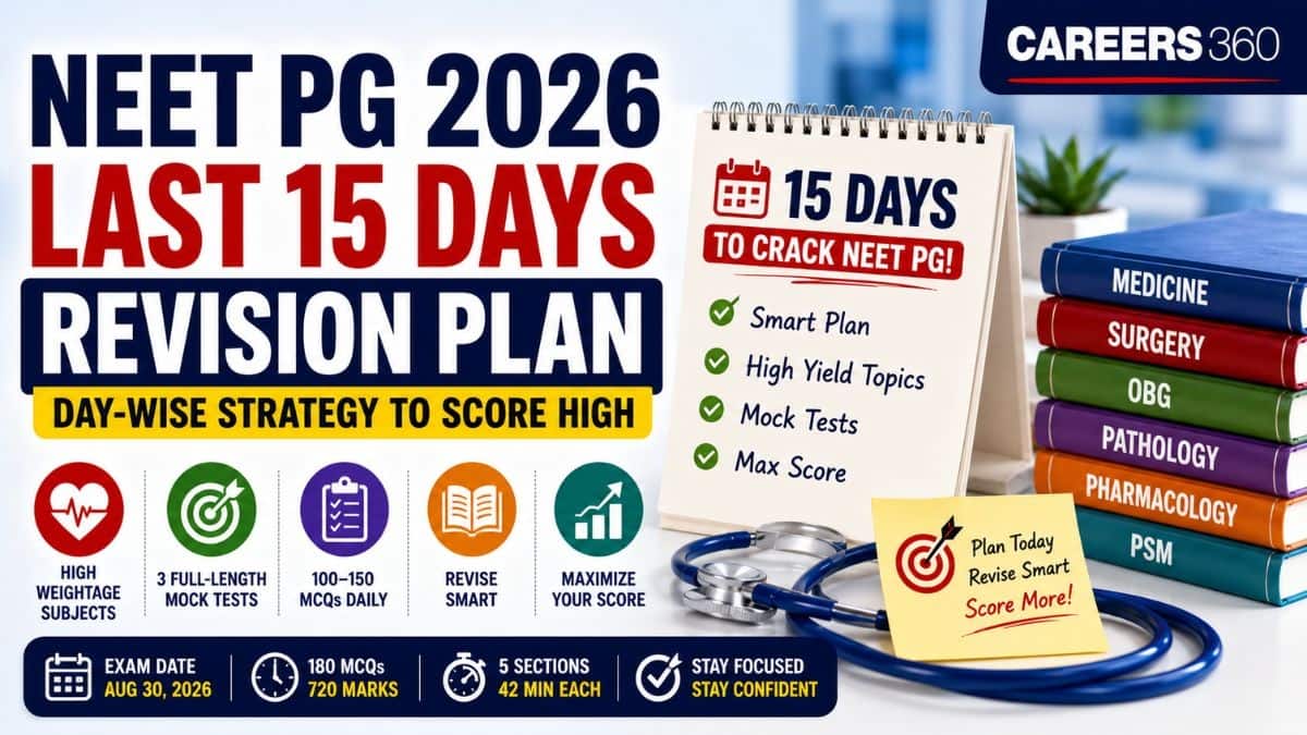 NEET PG 2026 Last 15 Days Revision Strategy: Day-Wise Study Plan, Tips