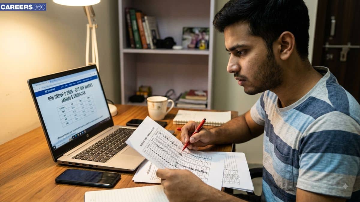 RRB Jammu Srinagar Group D Cut Off 2026 - Category-wise Cut Off Marks PDF