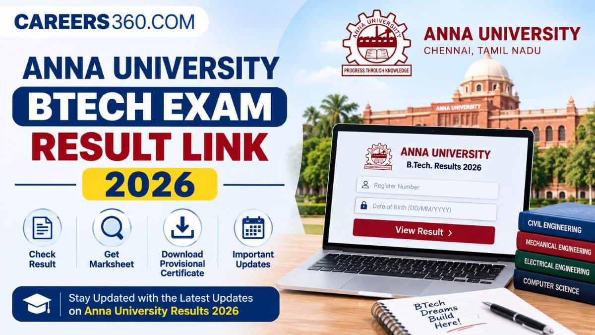 Anna University BTech Exam Result Link 2026 at coe.annauniv.edu: How to Check