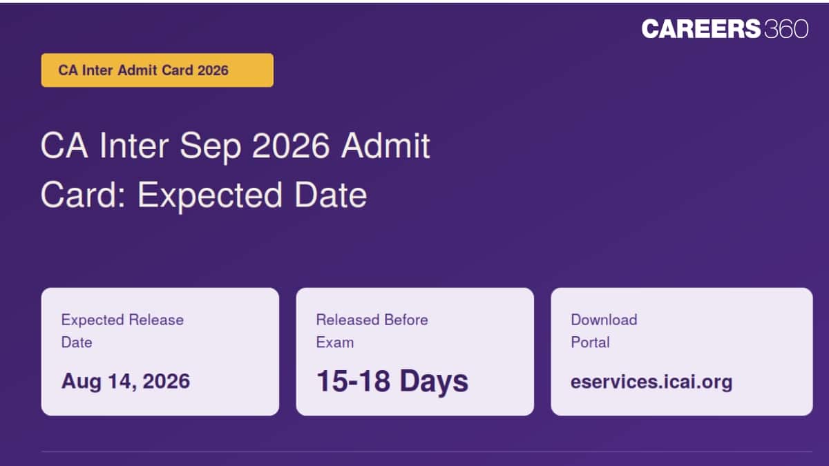 CA Foundation Sep 2026 Admit Card Date: Check Expected Release Date