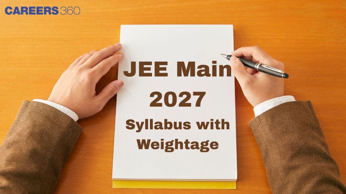JEE Main Syllabus with Weightage 2027 - Chapter Wise PDF Download