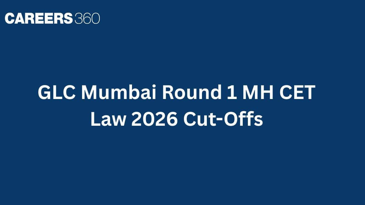 GLC Mumbai 3 & 5-Year LLB Round 1 MH CET Law 2026 Cut-Offs