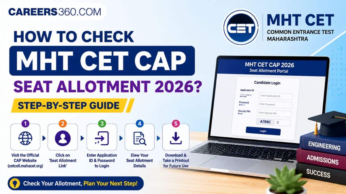 How to Check MHT CET CAP Seat Allotment 2026? Step-by-Step Guide