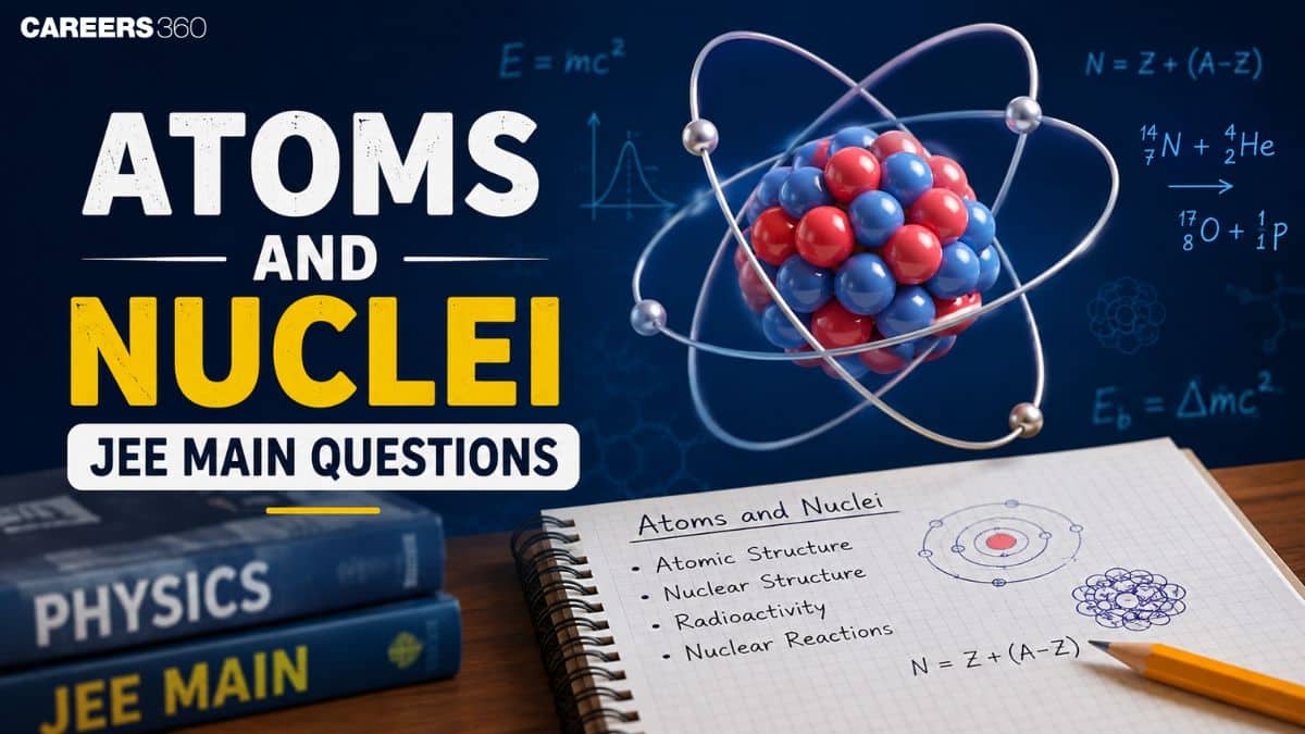 Atoms and Nuclei JEE Main Questions 2027: Practice Questions with Solutions