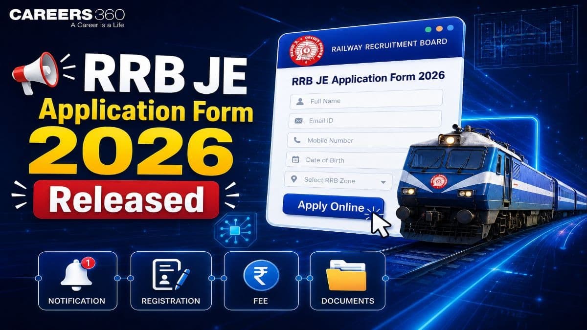 RRB JE Application Form 2026 Released: Apply Online, Check Last Date & Eligibility