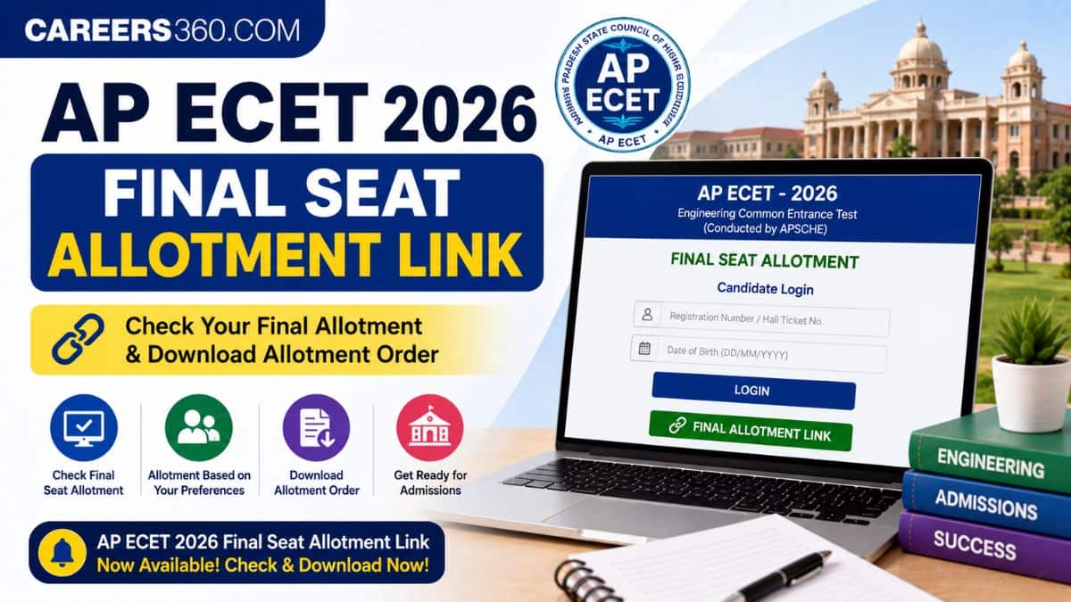 AP ECET Final Seat Allotment Link 2026 Live: Check College & Branch