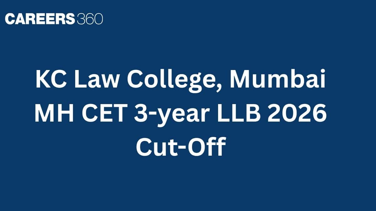 KC Law College, Mumbai MH CET 3-year LLB 2026 Cut-Off