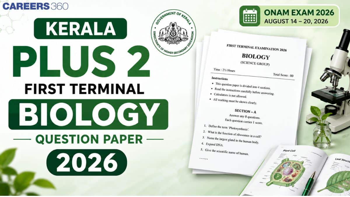 Kerala Plus Two Onam Biology Question Paper 2026, Download Answer Key PDF