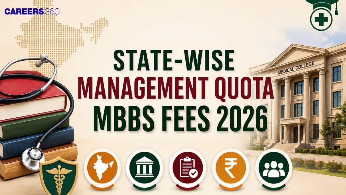 State-Wise Management Quota MBBS Fees 2026: College-Wise Fees & Total Cost - Careers360