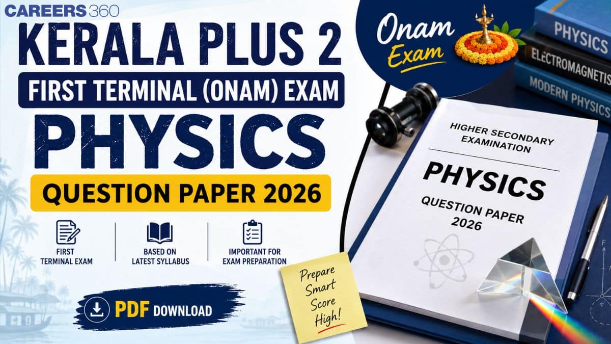 Kerala Plus Two Onam Physics Question Paper 2026 (Aug 19), Answer Key & Solutions