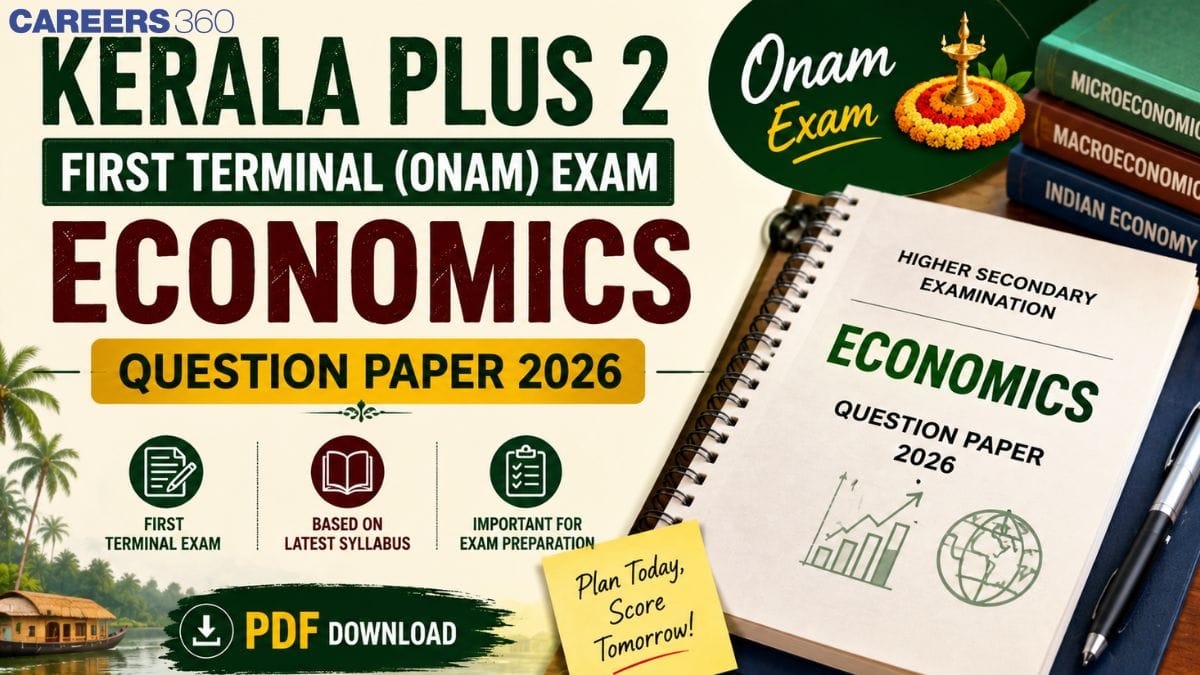 Kerala Plus Two Onam Economics Question Paper 2026 (Aug 19), Answer Key & Solutions