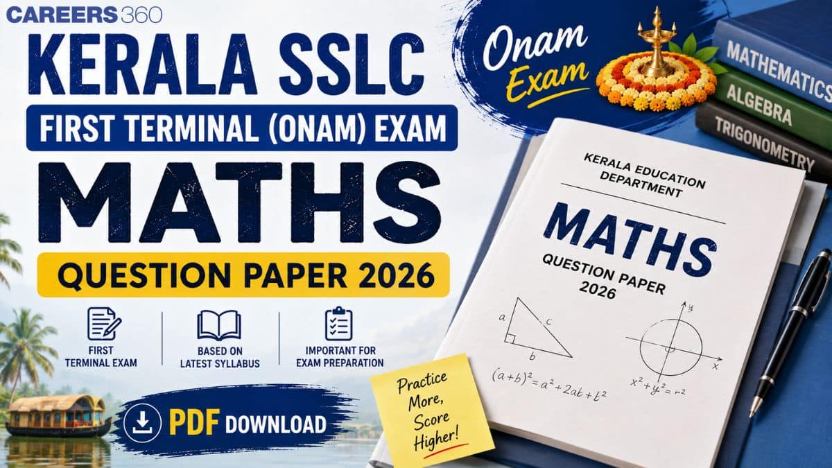 Kerala SSLC Maths Onam Question Paper 2026 (19 Aug) - Answer Key & Solution