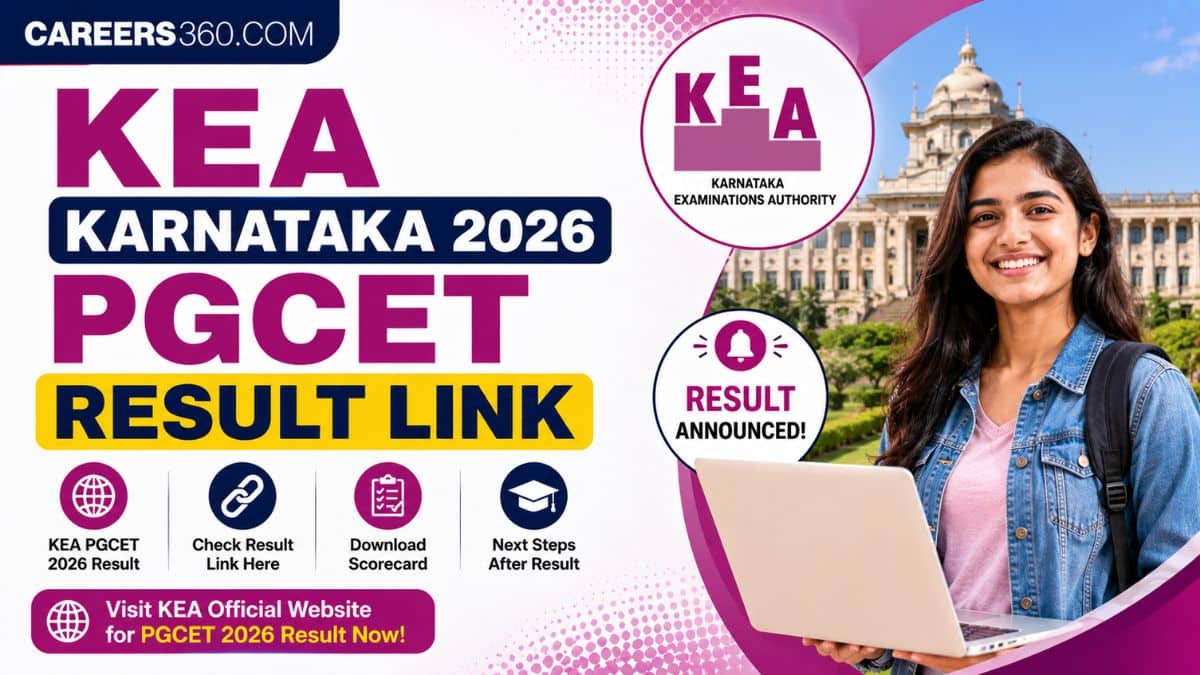 KEA Karnataka PGCET Result 2026 Out: Check MTech & MCA Result Link