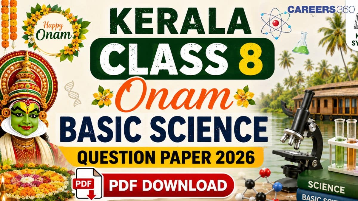 Kerala Class 8 Onam Basic Science Question Paper 2026 - Download First Term Answer Key PDF