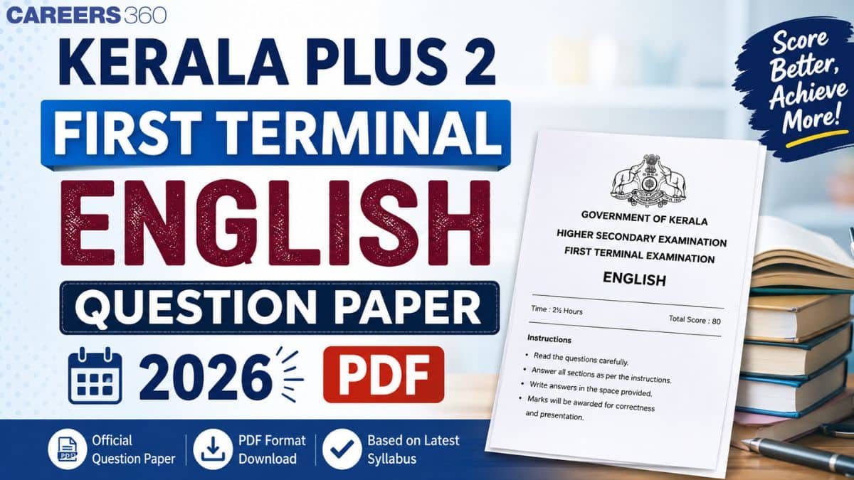 DHSE Kerala Plus Two Onam Exam English Question Paper 2026 (Aug 20) - Download Answer Key & Solution