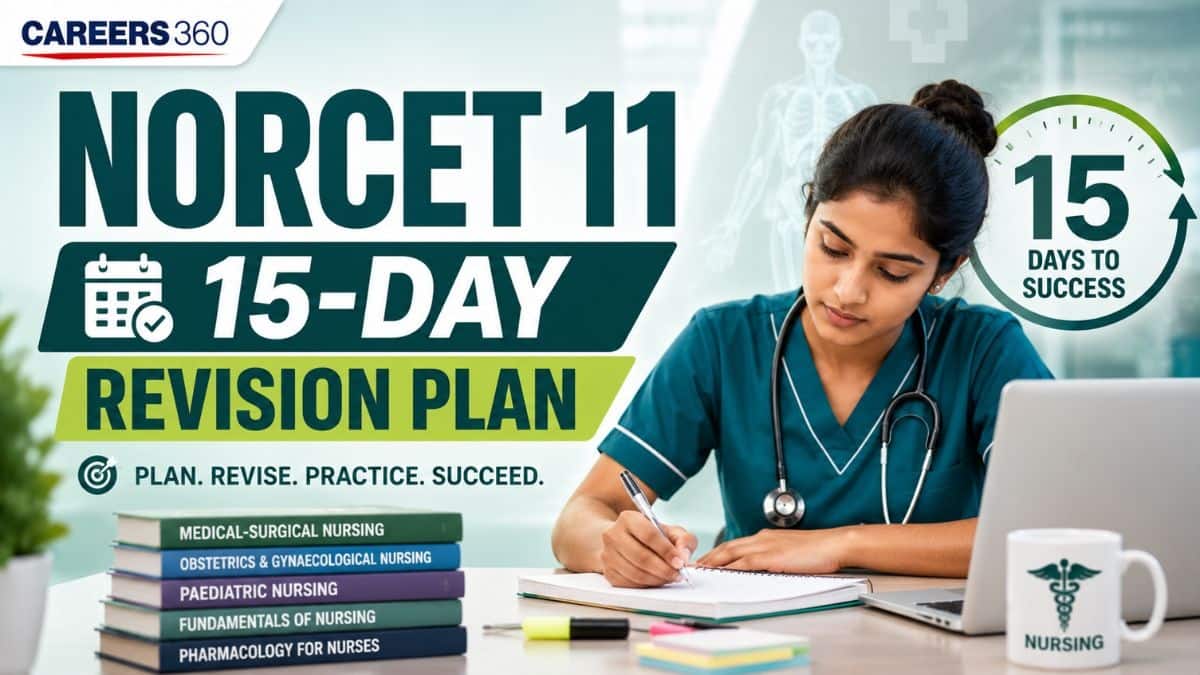 NORCET 11 Stage 1 15-Day Revision Plan: Subject-Wise Day-Wise Chart
