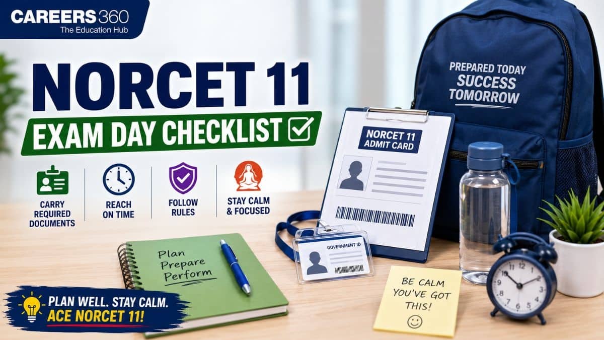 NORCET 11 Exam Day Checklist 2026: Documents, Essentials & Stress Management Tips