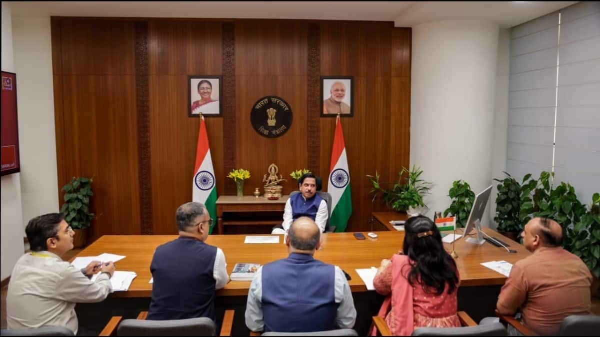 Education minister reviews academic, examination processes of CBSE (Image: X/@JoshiPralhad)