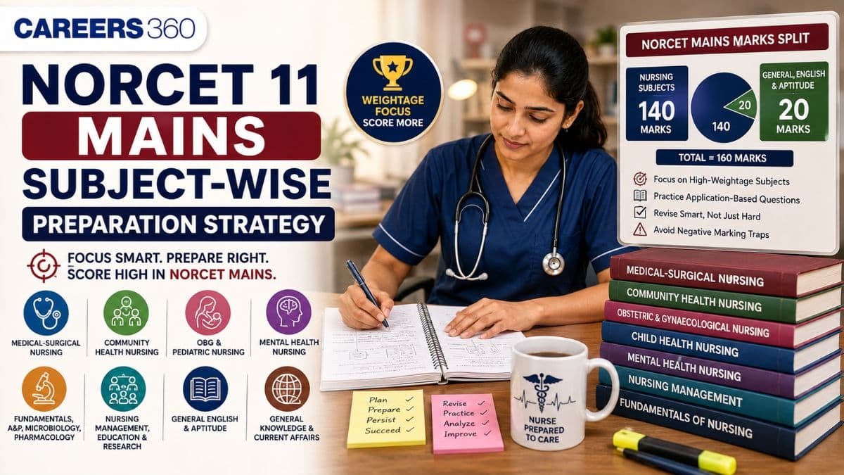 NORCET 11 Mains Subject-Wise Preparation Strategy: Tips & Strategy