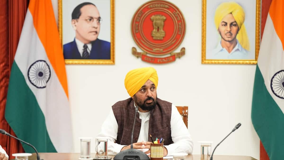 Punjab CM Bhagwant Mann announces salary hike for Adarsh School teachers. (Image: X/Bhagwant Mann)