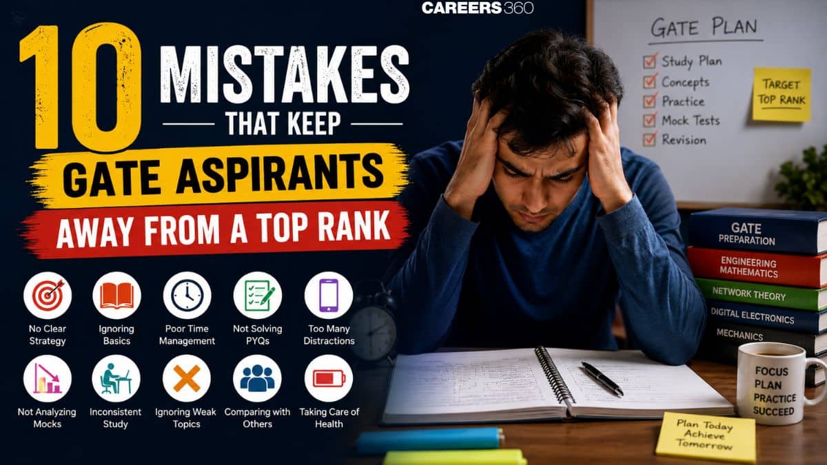 10 Mistakes That Keep GATE Aspirants Away from a Top Rank