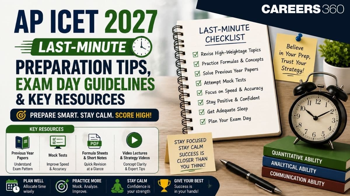 AP ICET  2027 Last-Minute Preparation Tips, Exam Day Guidelines & Key Resources