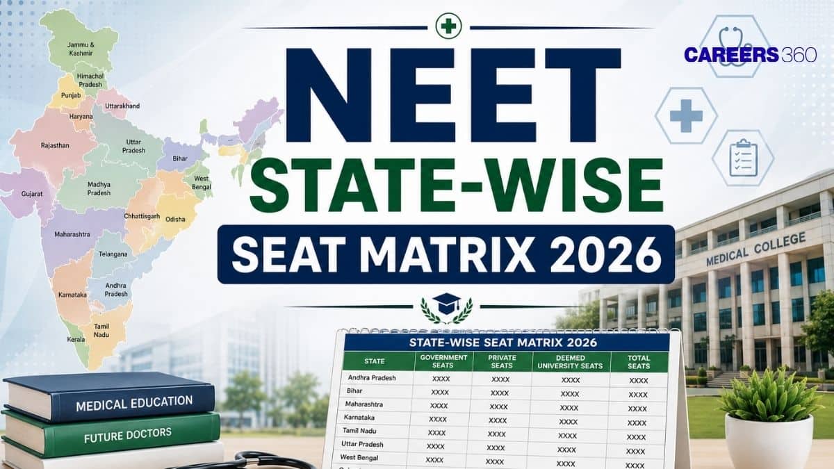 NEET State-wise Seat Matrix 2026: Total Government and Private MBBS Seats - Careers360