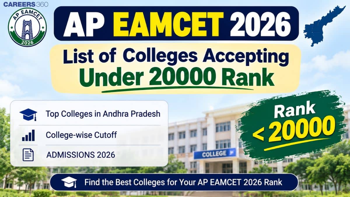 AP EAMCET 2026: List of Colleges Accepting Under 20000 Rank