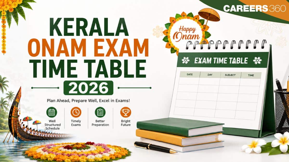 Kerala Onam Exam Time Table 2026 Out (Class 6-12) First Term @dhsekerala.gov.in