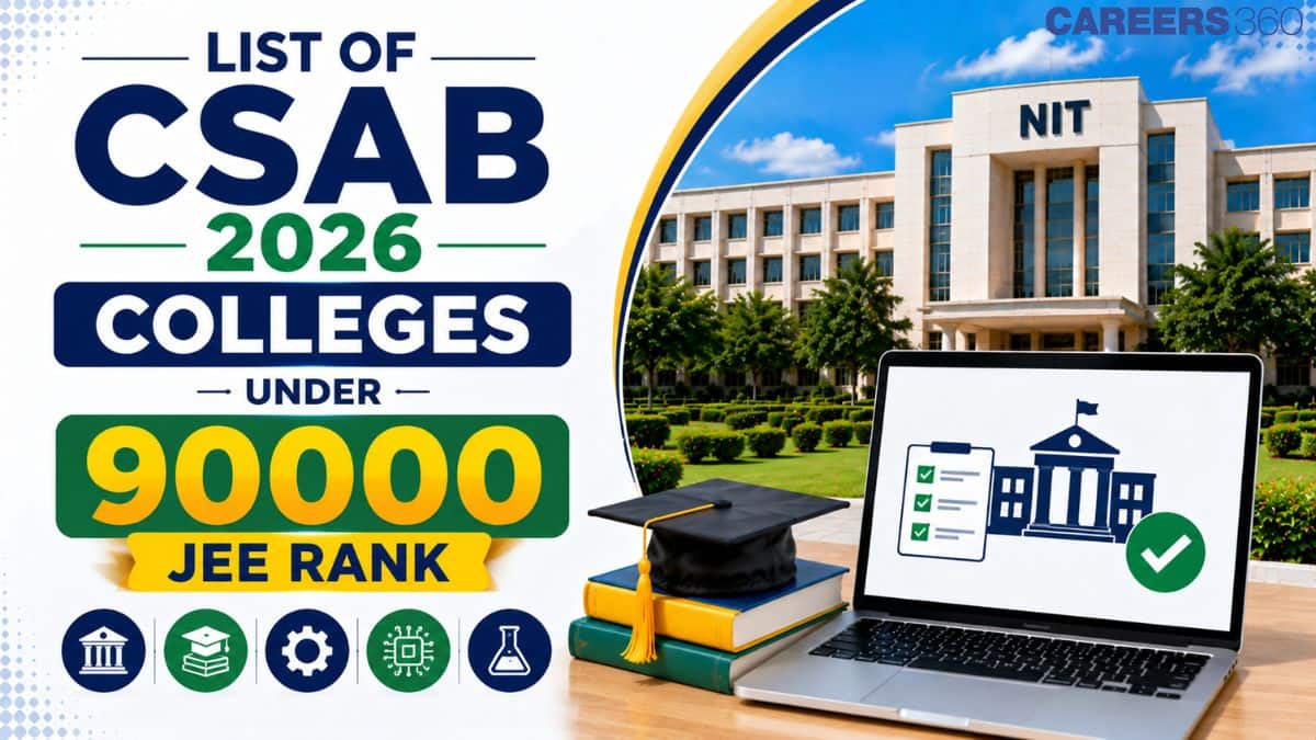 List of CSAB 2026 Colleges Under 90000 JEE Rank
