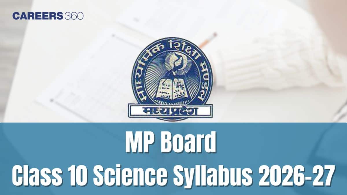 MP Board Class 10 Science Syllabus 2026-27 PDF Download - Chapter-wise Marks Distribution