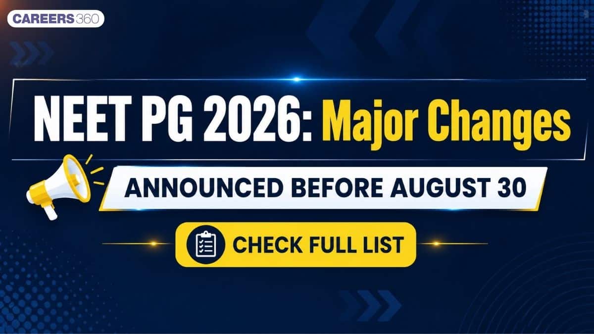 NEET PG 2026: Major Changes Announced Before August 30, Check Full List